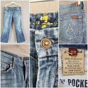 7 for All Mankind Womens Jeans Size 29 A Pocket Bootcut MADE IN USA - Jeans